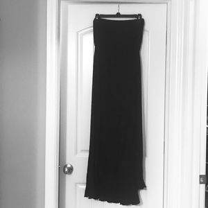Strapless ruffled maxi dress Sz Medium
